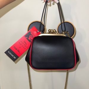 Coach-The Disney Mickey Mouse X Kieth Haring Glvtn Ksslck Bag